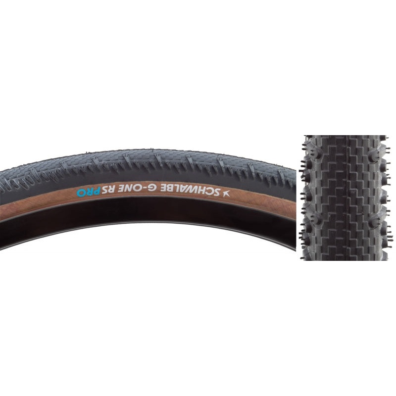 Schwalbe G-One RS Tire - 700 x 40 Tubeless Folding BLK/Transparent Evolution Line Pro Addix Race