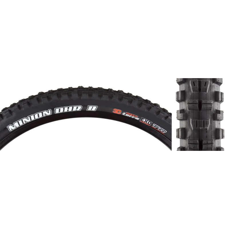Tire Max Minion Dhr Ii 27.5X2.8 Black Fold/120 Terra/Exo/Tr