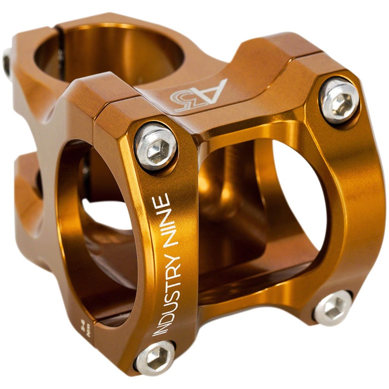Industry Nine A318 Stem - 30mm 31.8mm Clamp +/-4.4 1 1/8" Aluminum Bronze
