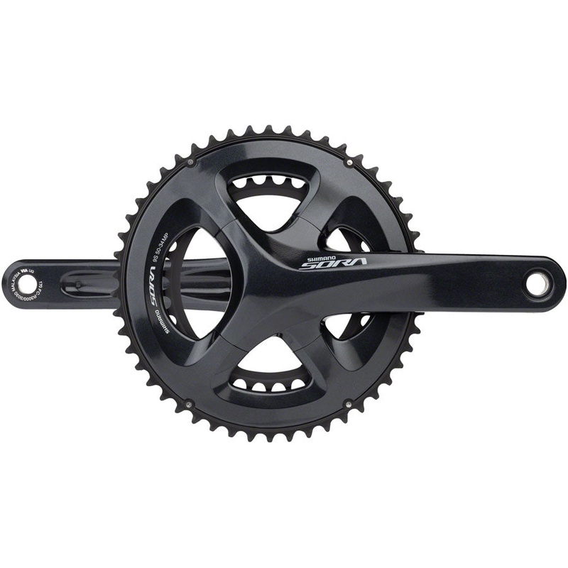Shimano Sora FC-R3000 Crankset - 170mm 9-Speed 50/34t 110 Asymmetric BCD Hollowtech II Spindle Interface Gray