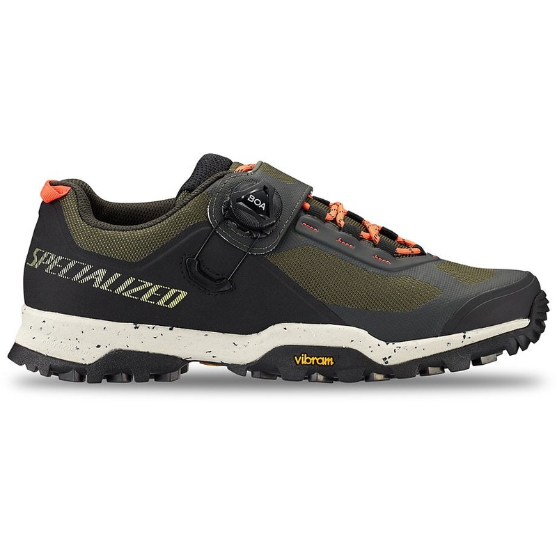 Specialized rime 2.0 shoe dark moss green/limestone/cactus bloom 38.5