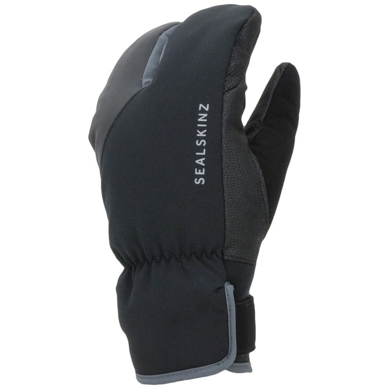 Barwick Xtreme Split Finger Gloves - Black/Gray Full Finger Large