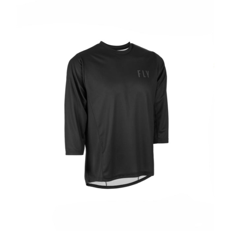 Fly Racing 3/4 Sleeve Jersey - Black