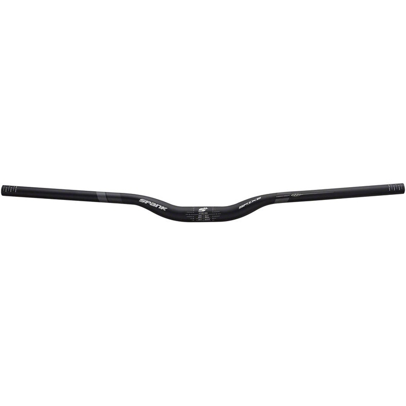 Spank Spike 800 Vibrocore Handlebar - 31.8mm Clamp, 800mm, 30mm Rise, Black/Gray