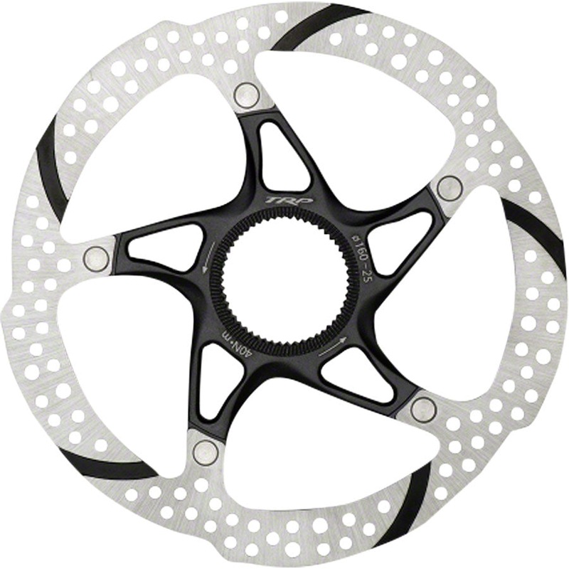 TRP Centerlock-25 Rotor, 2-Piece Heat Dispersion, Stainless Steel, 140mm:
