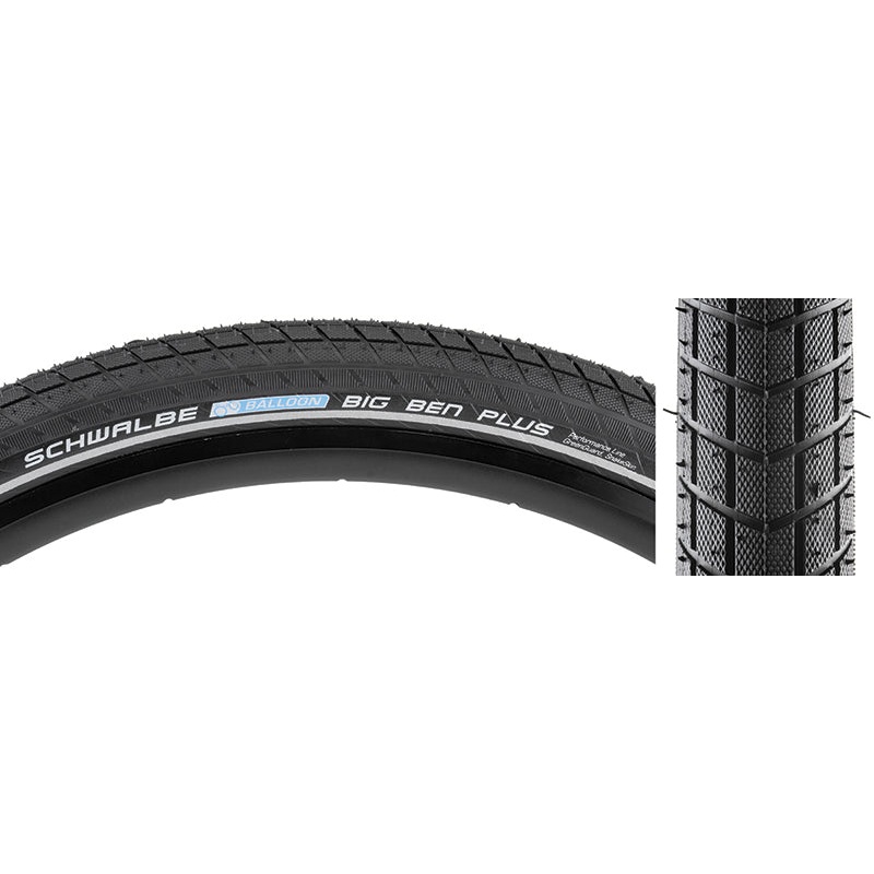 Schwalbe Big Ben Tire - 27.5 x 2 Clincher Wire Black GreenGuard Endurance
