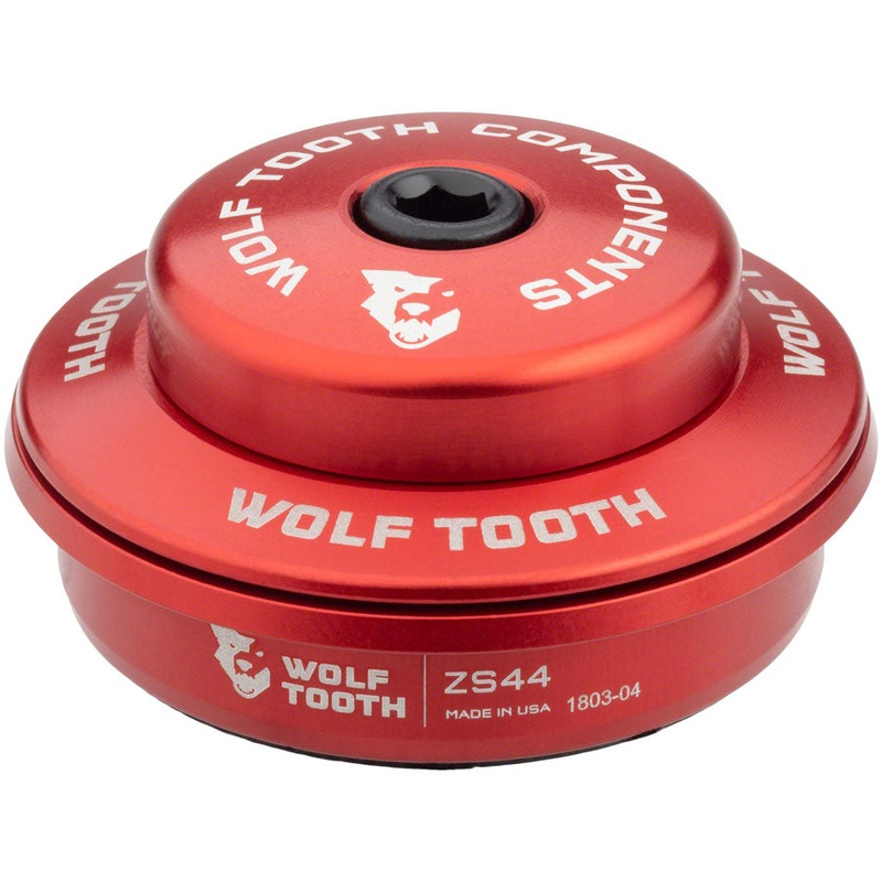 Wolf Tooth Premium Headset - ZS44/28.6 Upper 6mm Stack Red
