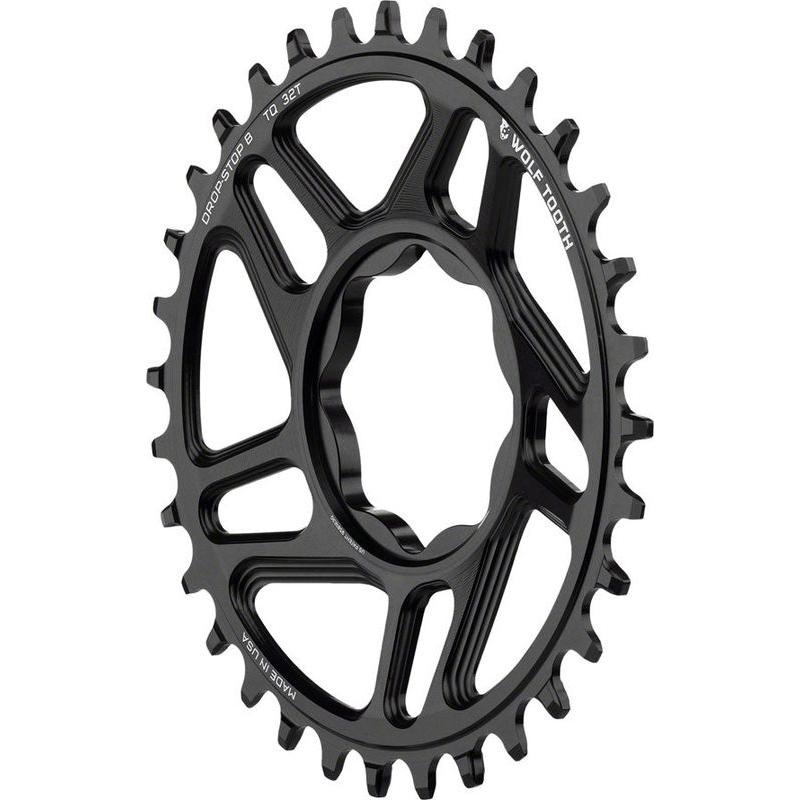 Wolf Tooth Trek TQ Direct Mount Chainring - Drop-Stop B 30T Black