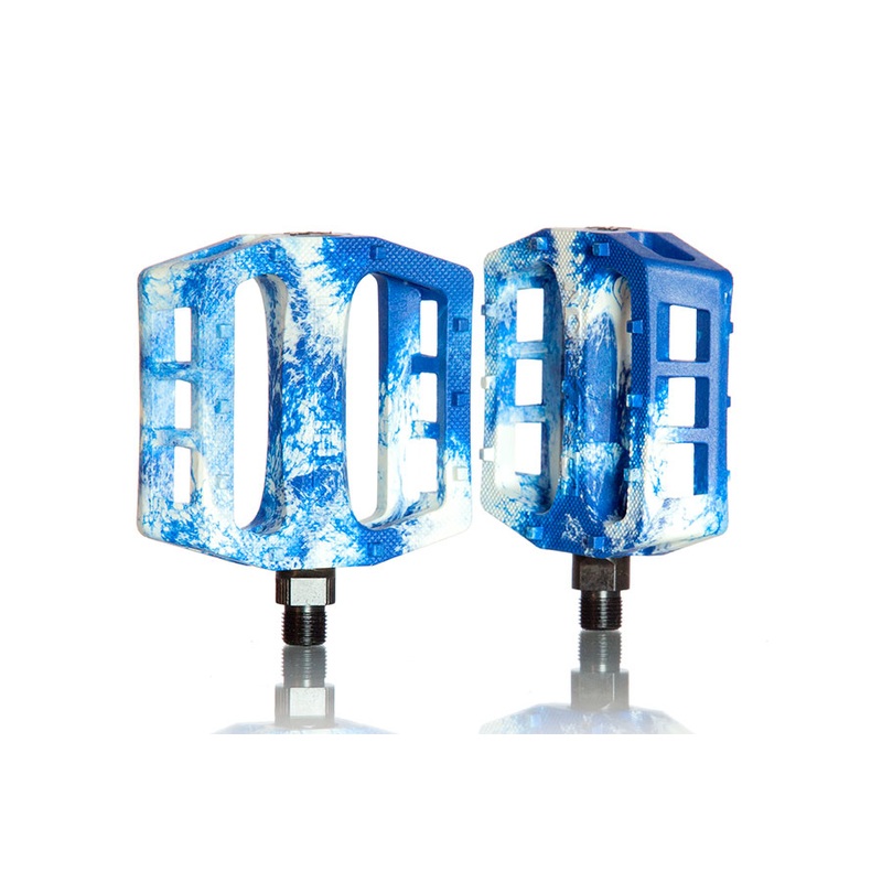 Demolition Trooper Plastic Pedal - Blue/White