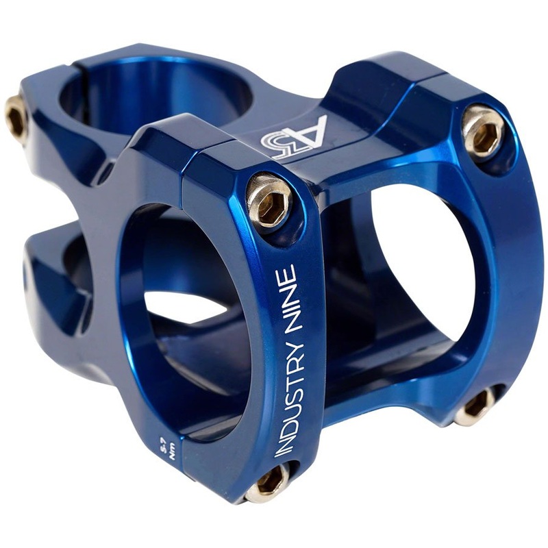 Industry Nine A35 Stem - 35mm Clamp - 32mm Length - Blue
