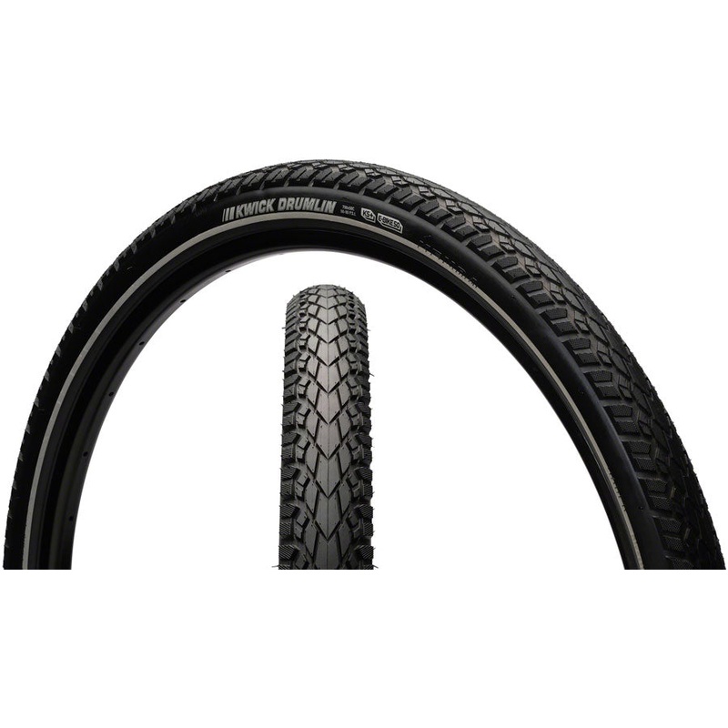 Kenda Gravel Tire Kwick Drumlin 26 x 2.2 Clincher Wire Black/Reflective 60tpi KS 90014838