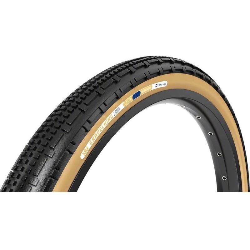 Panaracer GravelKing SK Tire - 700 x 45 Tubeless Folding Black/Brown