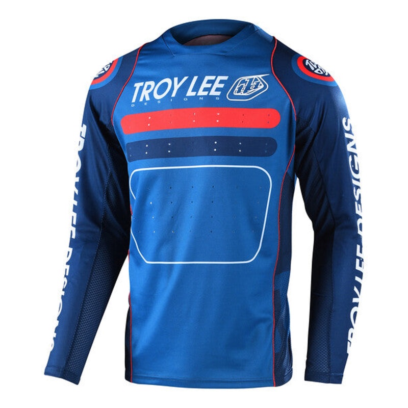 Troy Lee Designs Sprint Long Sleeve MTB Jersey - Youth - Drop In - Dark Slate - 2022