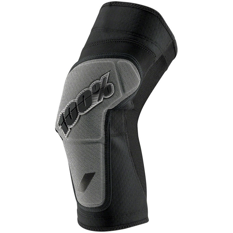 100% Ridecamp Knee Guards - Black/Gray, Medium