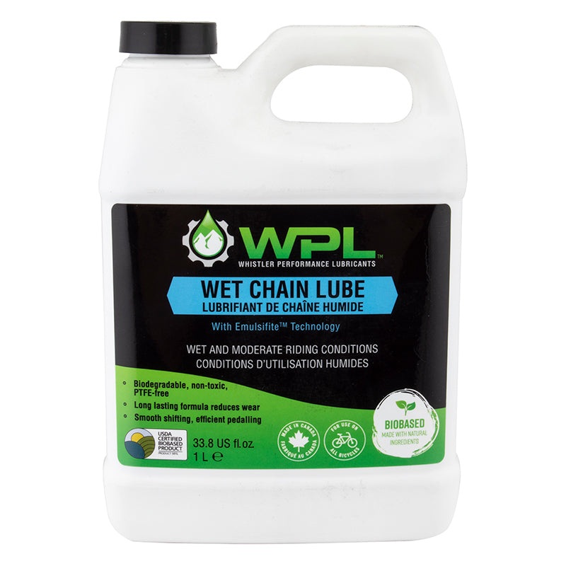 Whistler performance Wet Chain Lube 1 liter Squeeze Bottle