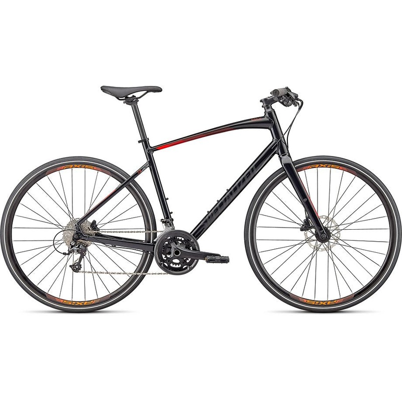 Specialized sirrus 3.0 gloss cast black / rocket red / satin black reflective xs