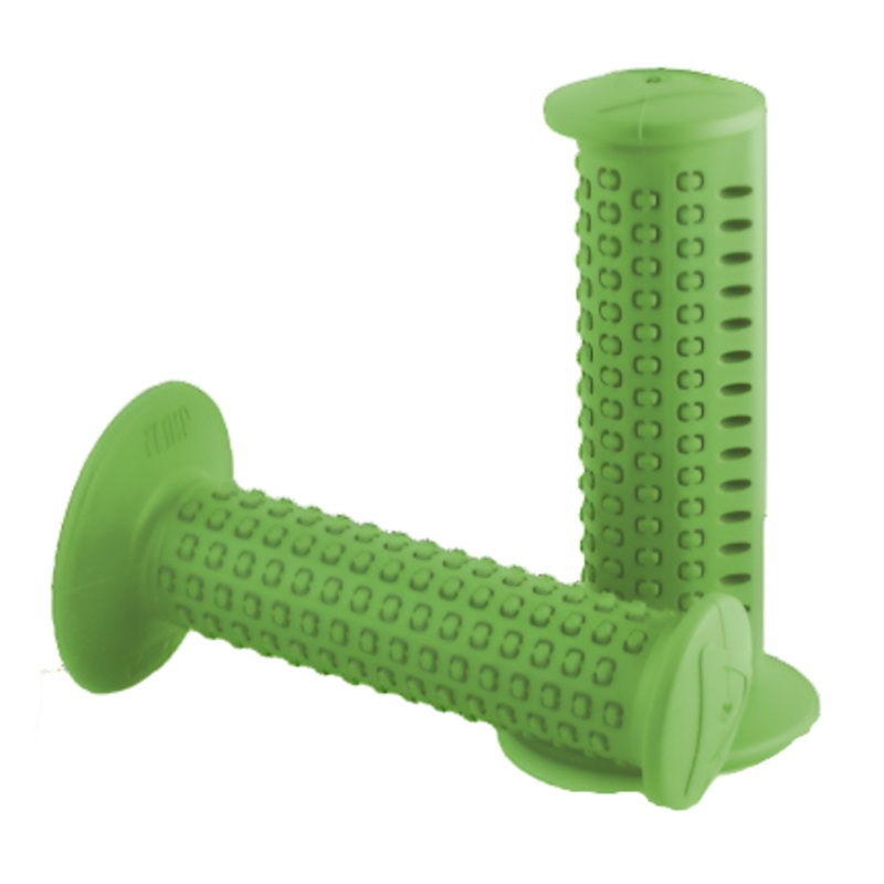 AME Cam BMX Grips - Flanged - Green - USA Made