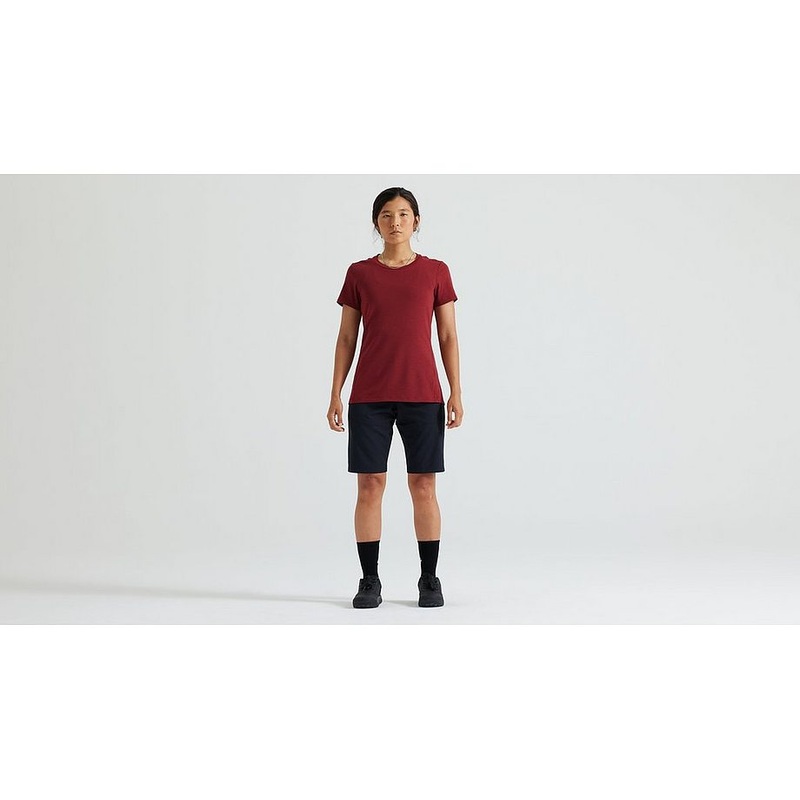 trail jersey ss wmn garnet red xs