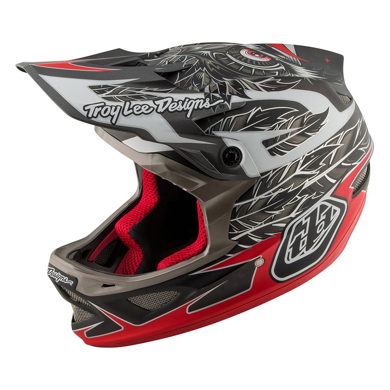 Troy Lee D3 Composite Helmet-Nightfall Black
