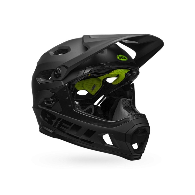 Bell Super DH Spherical Full Face Helmet - Matt Gloss Black