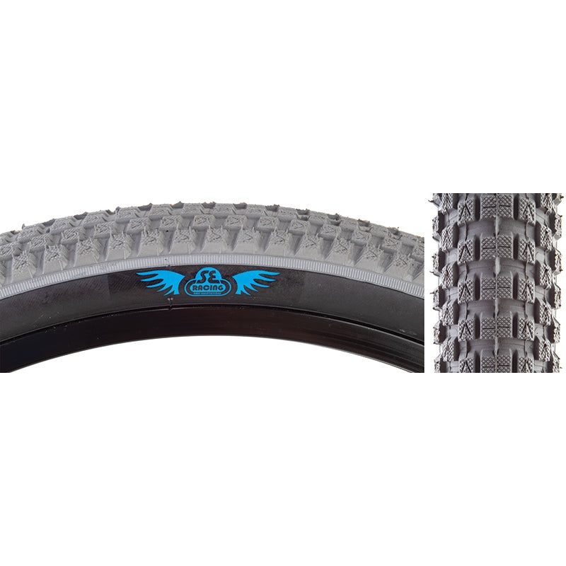 24x2.0 SE Racing Cub BMX Tire - Gray w/ Black Sidewall