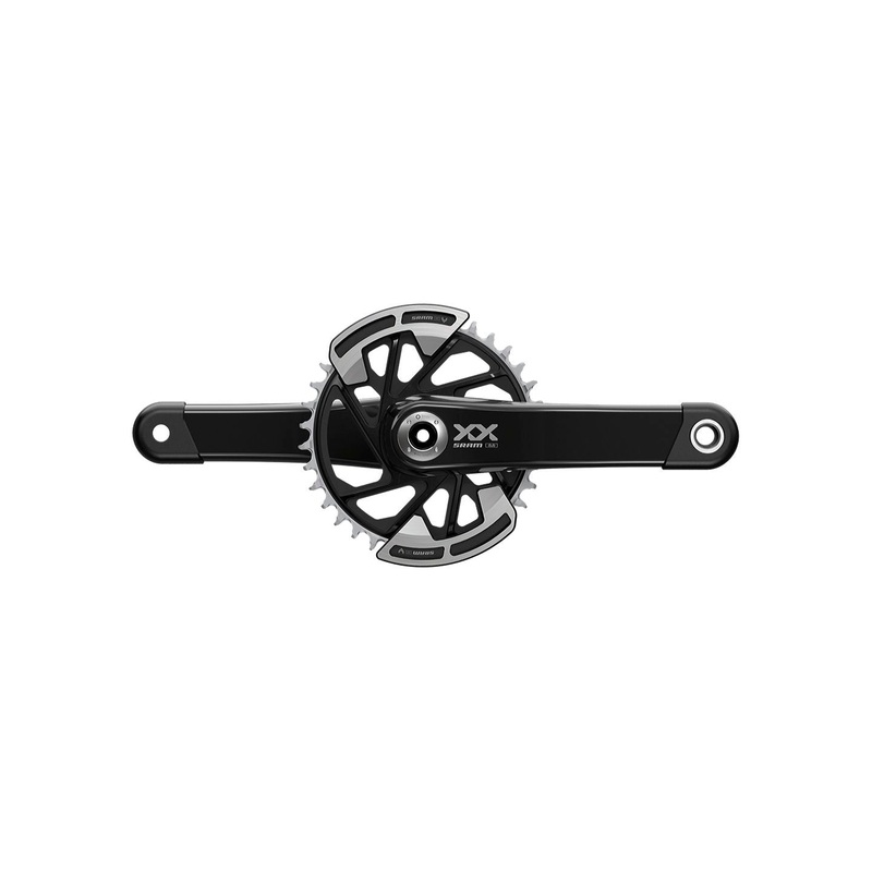 SRAM XX Eagle T-Type Wide Crankset - 175mm 12-Speed 32t Chainring Direct Mount 2-Guards DUB Spindle Interface BLK