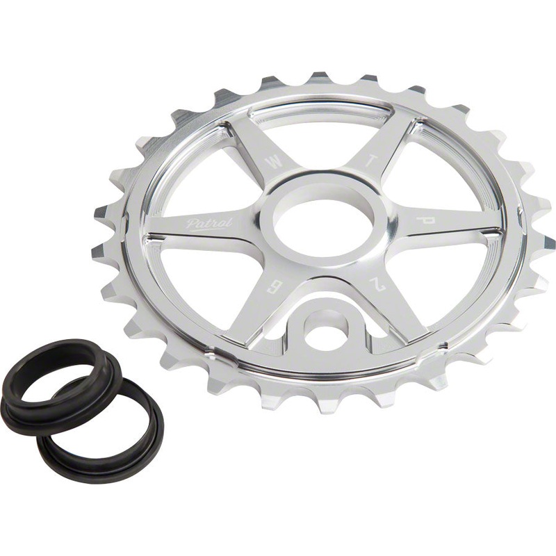 We The People Patrol Sprocket 30t High Polished 23.8mm Spindle Hole With Adaptors 19mm 22mm