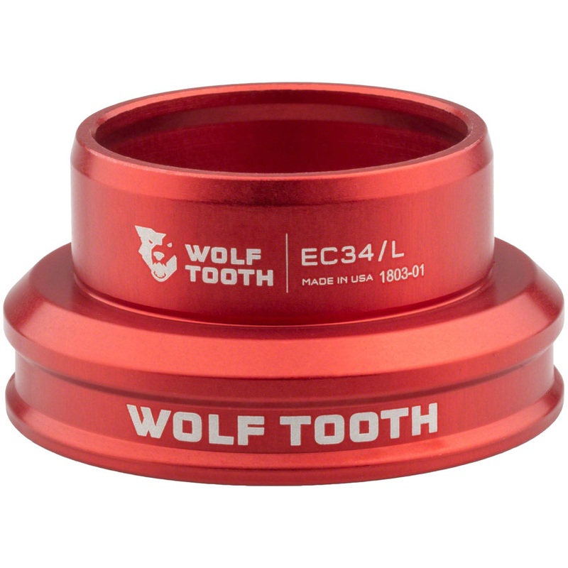 Wolf Tooth Premium Headset - EC34/30 Lower Red