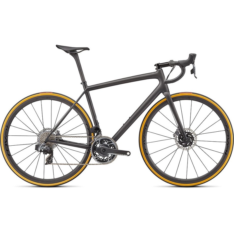 2022 Specialized aethos S-Works etap bike carbon / chameleon eyris color run / chrome foil 49
