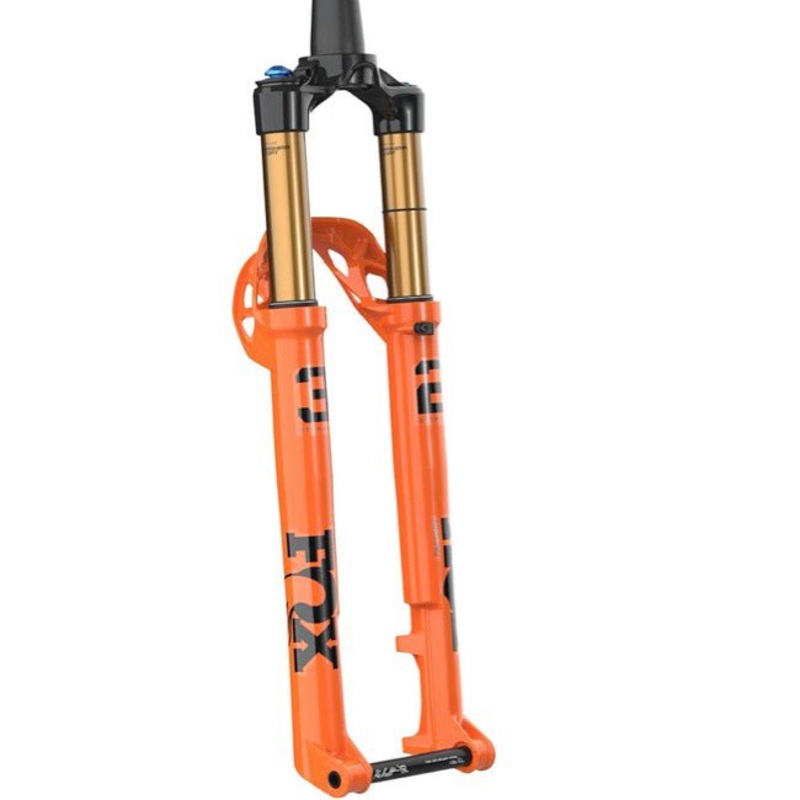 2025 Fox 32 Factory Step Cast Fork - Shiny Orange - 29" - 100mm - GRIP SL w/ Remote