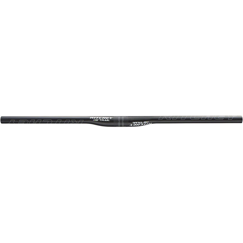 Ritchey WCS Carbon Trail Flat Handlebar - Carbon, 740mm, +/- 5mm Rise, 31.8mm, 9 Deg, UD Carbon