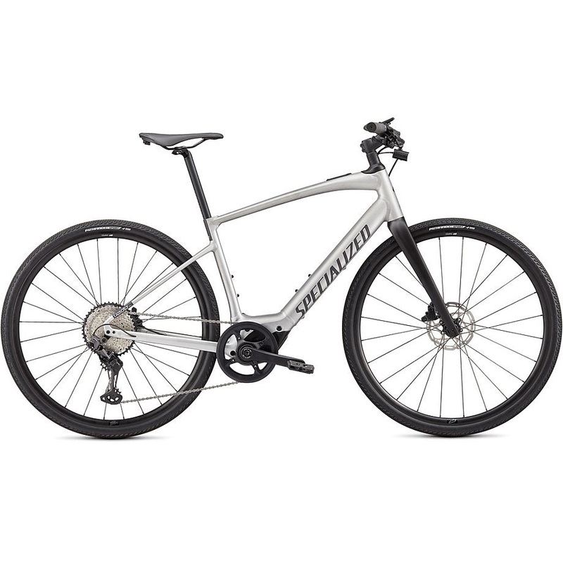 2021 Specialized vado sl 5.0 bike brushed aluminum / black reflective m
