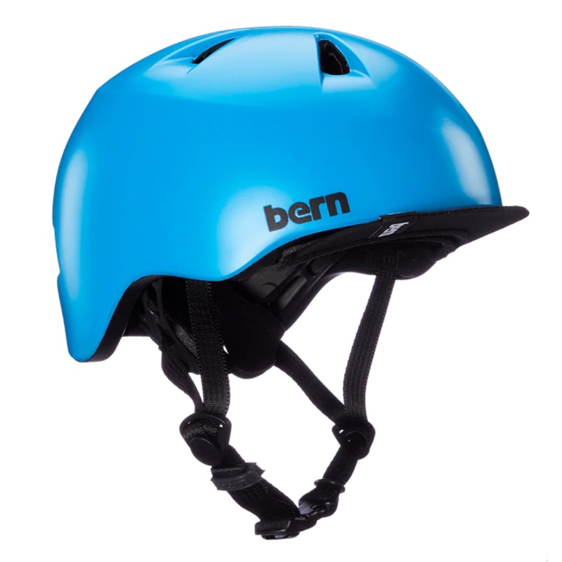 Bern Tigre Helmet with Visor - Youth - Satin Cyan Blue