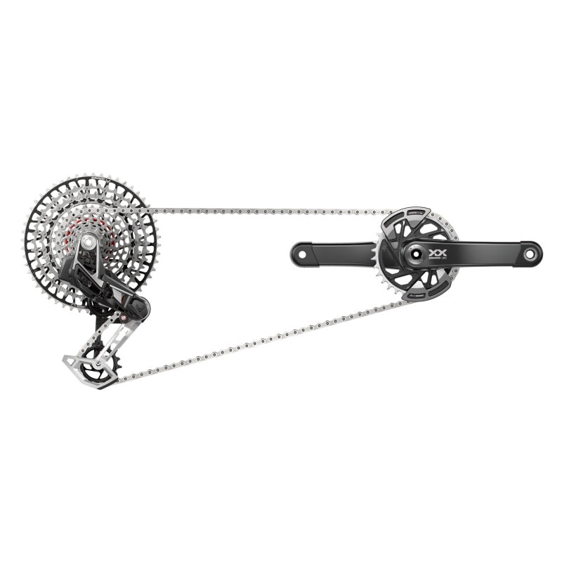 XX T-Type Eagle Transmission Groupset - 170mm Crank 32t Chainring AXS POD Controller 10-52t Cassette Rear Derailleur Chain