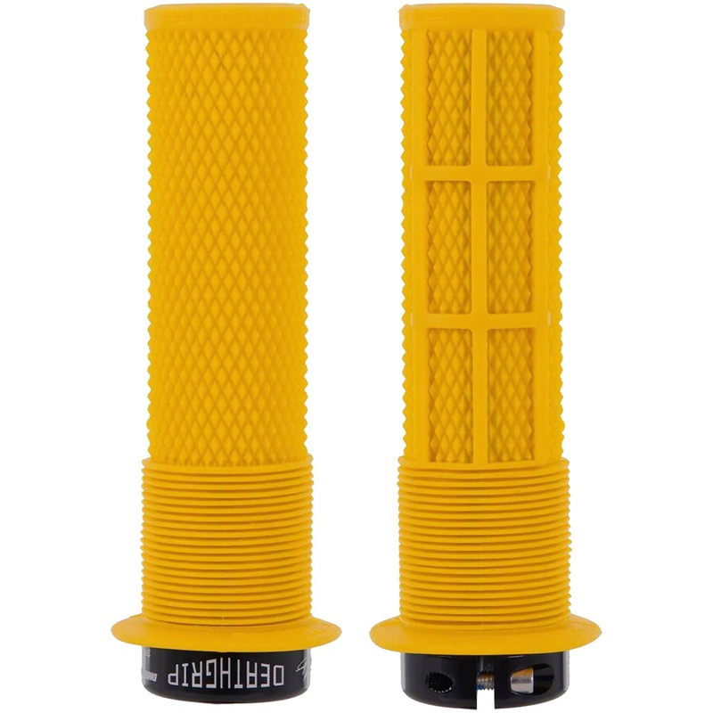 DMR DeathGrip Flanged Grips - Thick, Lock-On, Gum