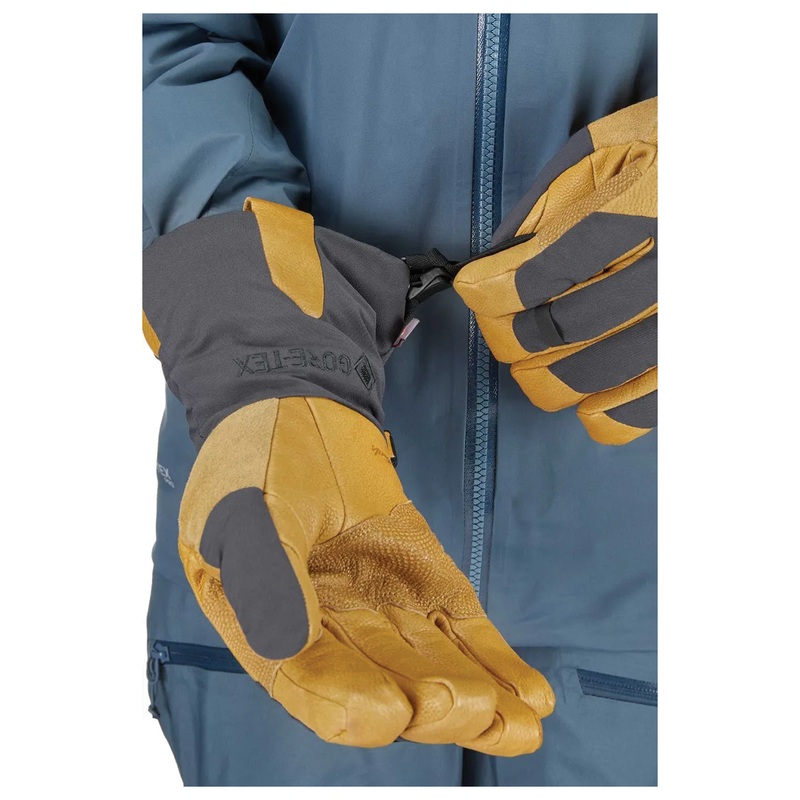 Rab Guide 2 GTX Gloves in Steel - Ultimate Protection for Outdoor Adventures