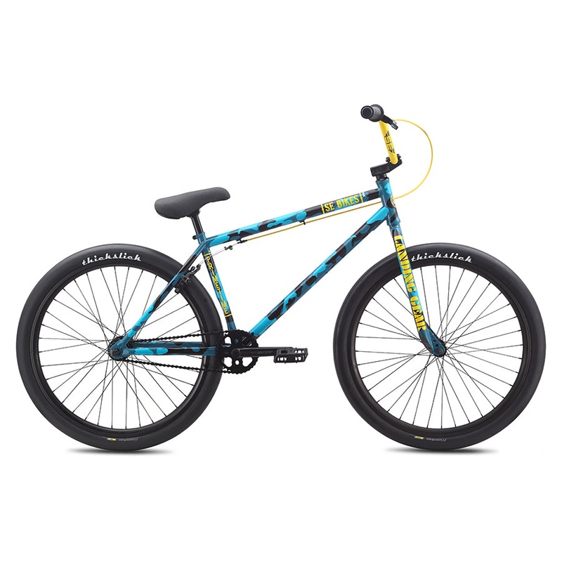 SE Bikes Prime Time BMX Bike-26"-Ocean Camo Blue