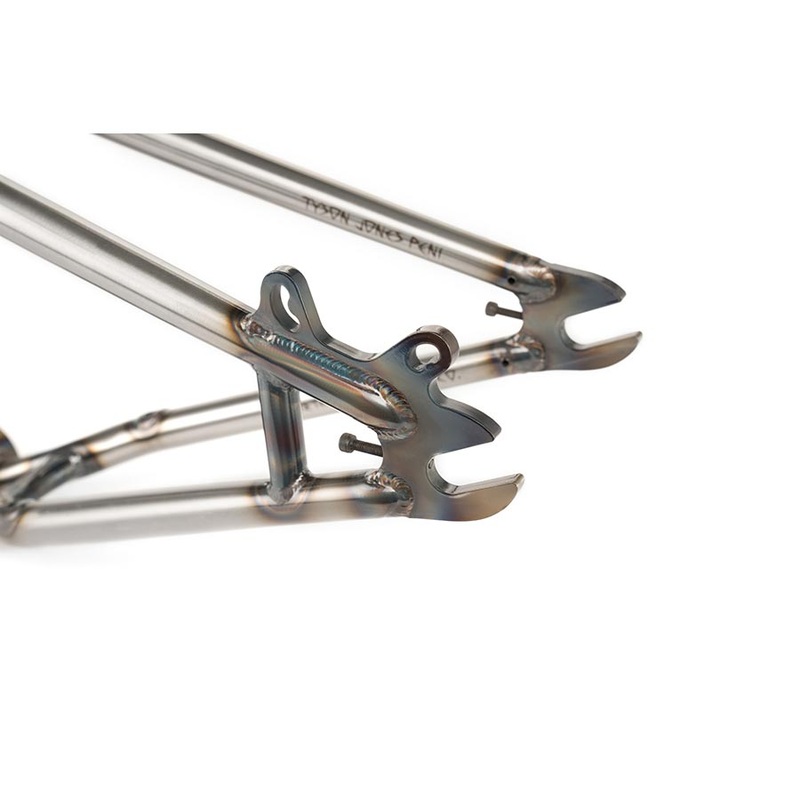 We The People Chaos Machine BMX Frame Glossy Raw 21.35