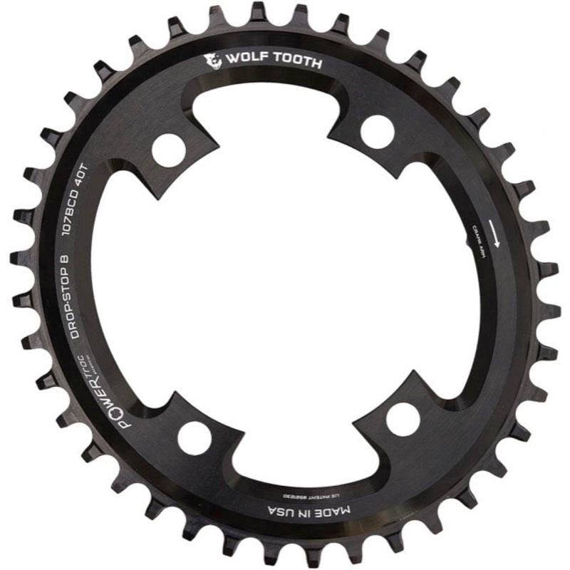 Wolf Tooth Elliptical 107 BCD (Flat Top) Chainring