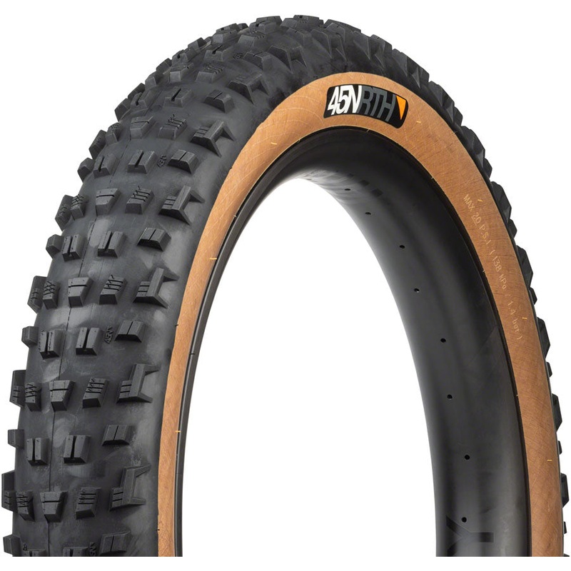 45NRTH Vanhelga Tire - 27.5 x 4.5 Tubeless Folding Tan 60 TPI