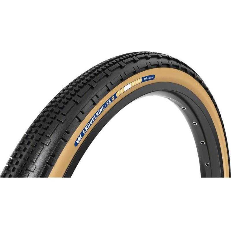Panaracer GravelKing SK Plus Tire - 26 x 2.10 Tubeless Folding Black/Brown
