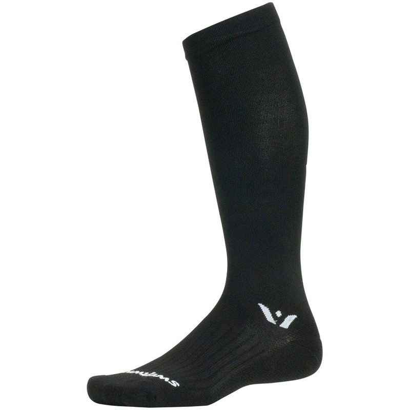 Swiftwick Aspire Knee High Socks - 12" Black Medium