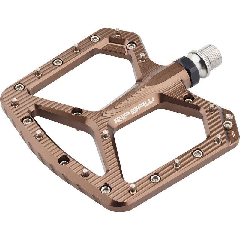Wolf Tooth Ripsaw Aluminum Pedals - Platform Aluminum 9/16 Black Espresso