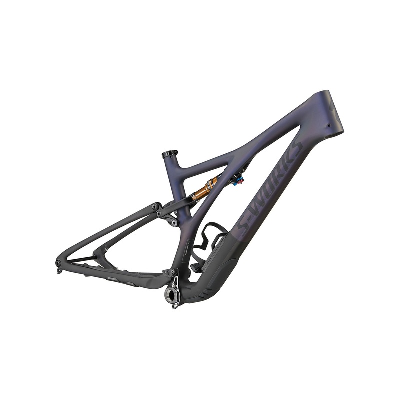 Specialized S-Works Stumpjumper Frameset - 2022 Satin Dusty Blue Pearl / Black / Carbon