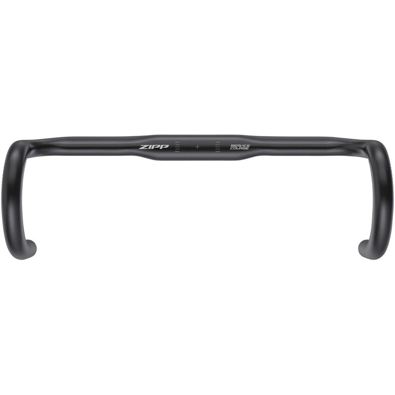 Zipp Service Course 80 Ergo Drop Handlebar 31.8mm 44cm Bead Blast Black Aluminum