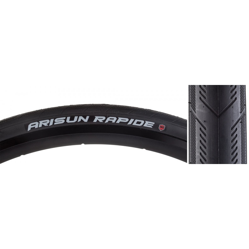 Arisun Rapide 700 x 32 Fold TPI 90 Black/Black Reflective Road Tire BMX Bike T050230