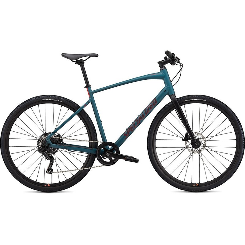 2021 Specialized sirrus x 2.0 bike dusty turquoise / black / rocket red xl