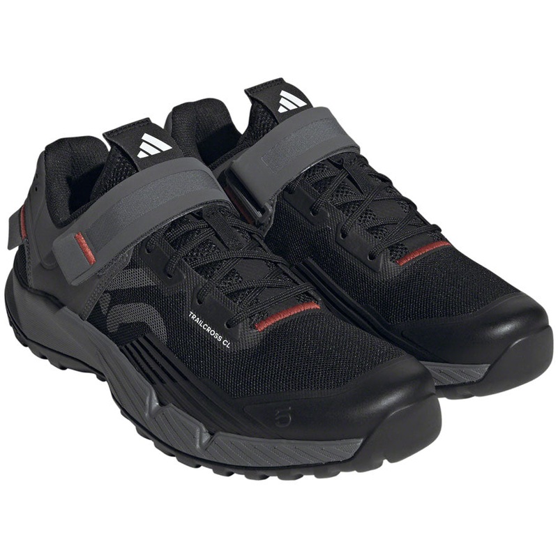 Five Ten Trailcross Mountain Clipless Shoes - Womens Core BLK/Gray Three/Red 6.5