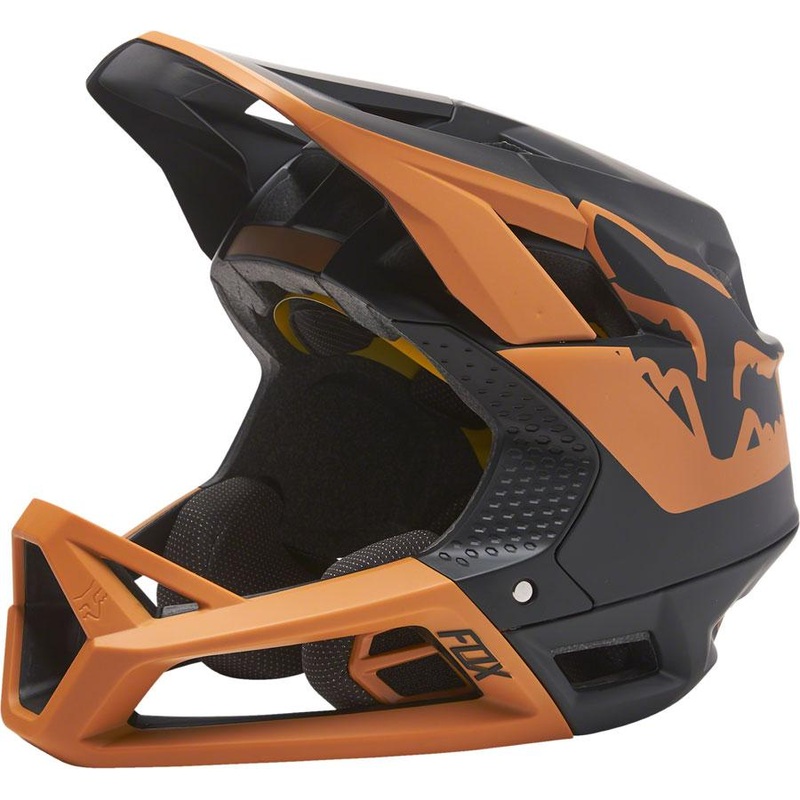 Fox Racing Proframe Full Face Helmet - TUK - Black-Gold - 2021