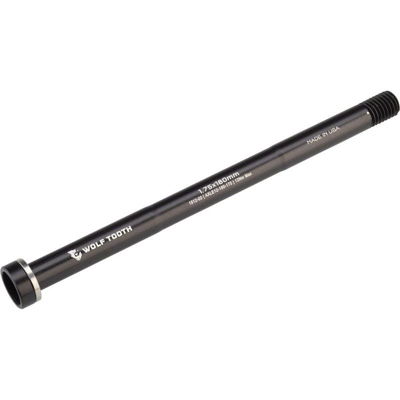 Wolf Tooth Rear Thru Axle - M12 1.75 x 180mm Black